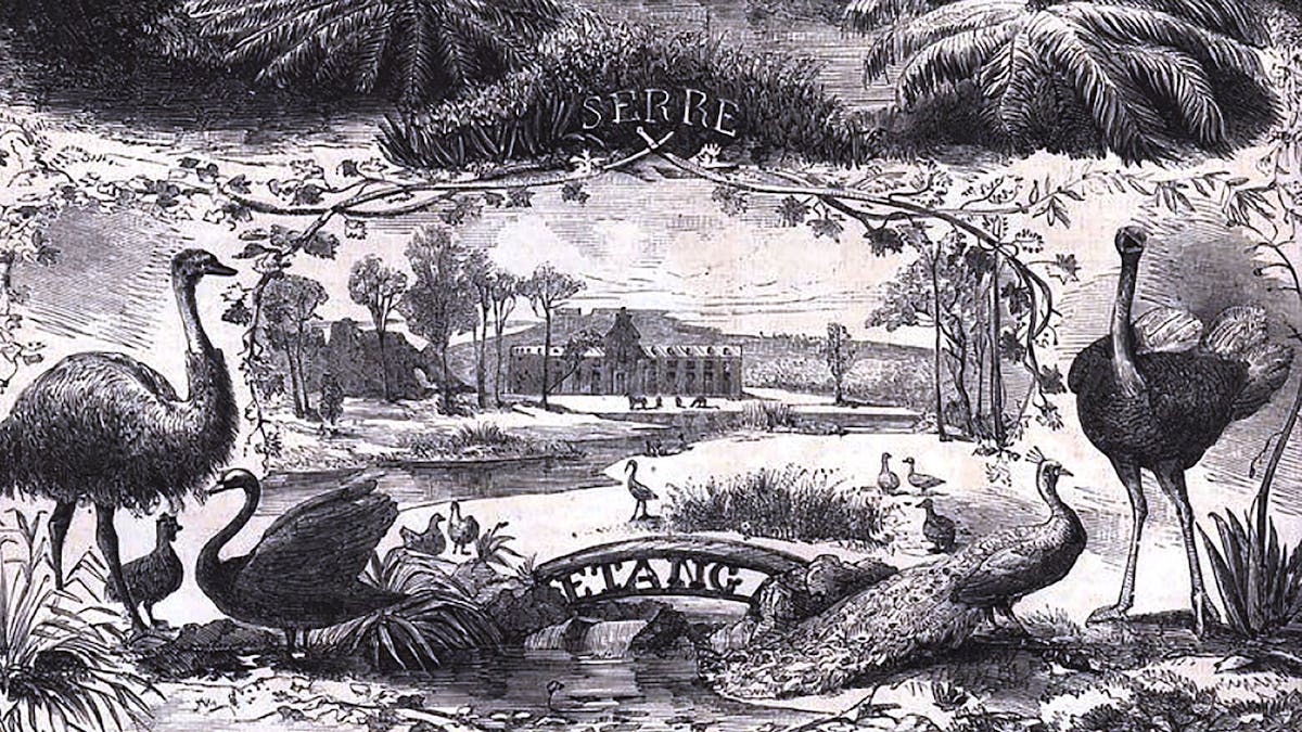 Jardin d' Acclimatation inaugurated in February 1861
