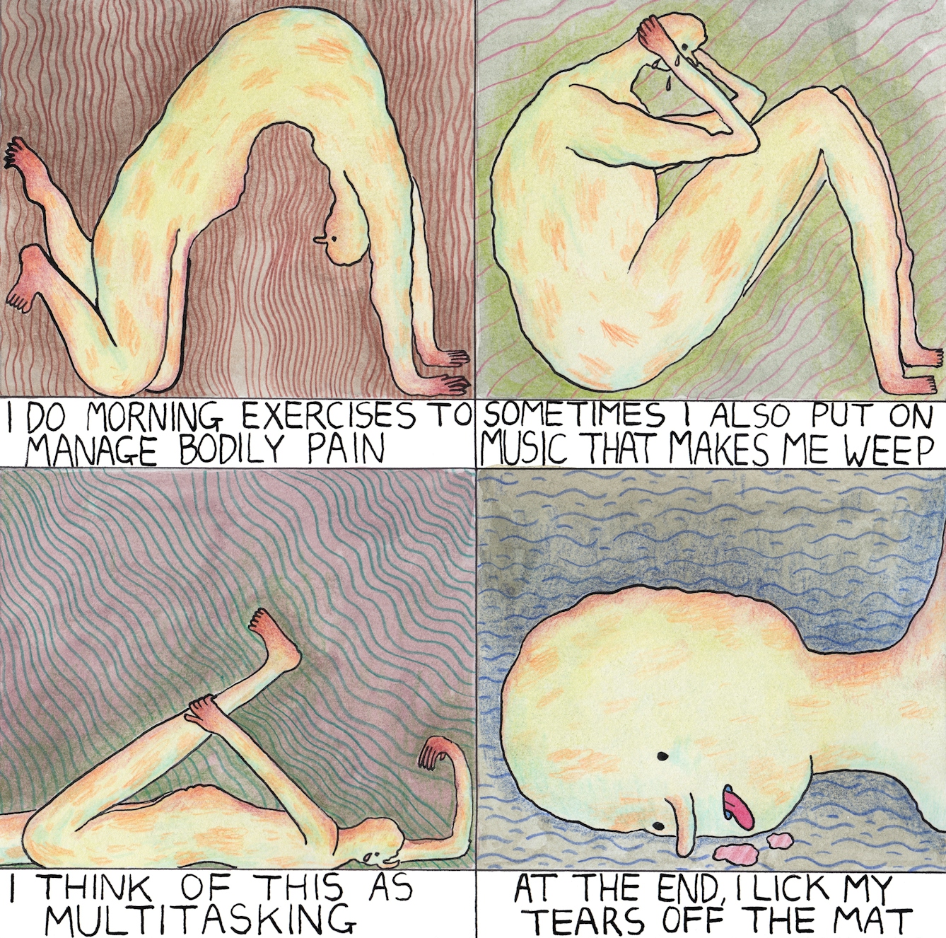 Exercise comic by Rob Bidder