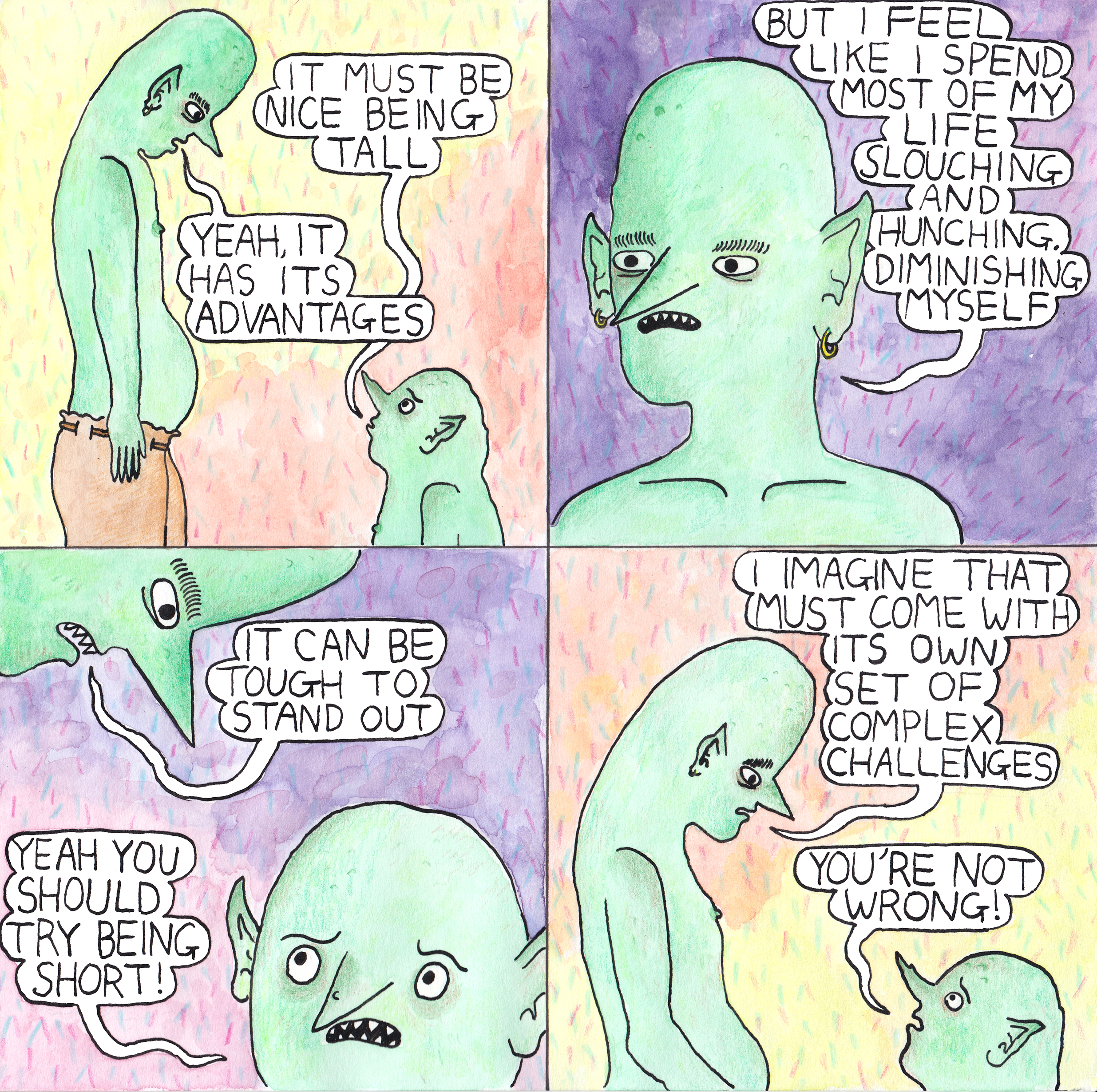 Height comic by Rob Bidder