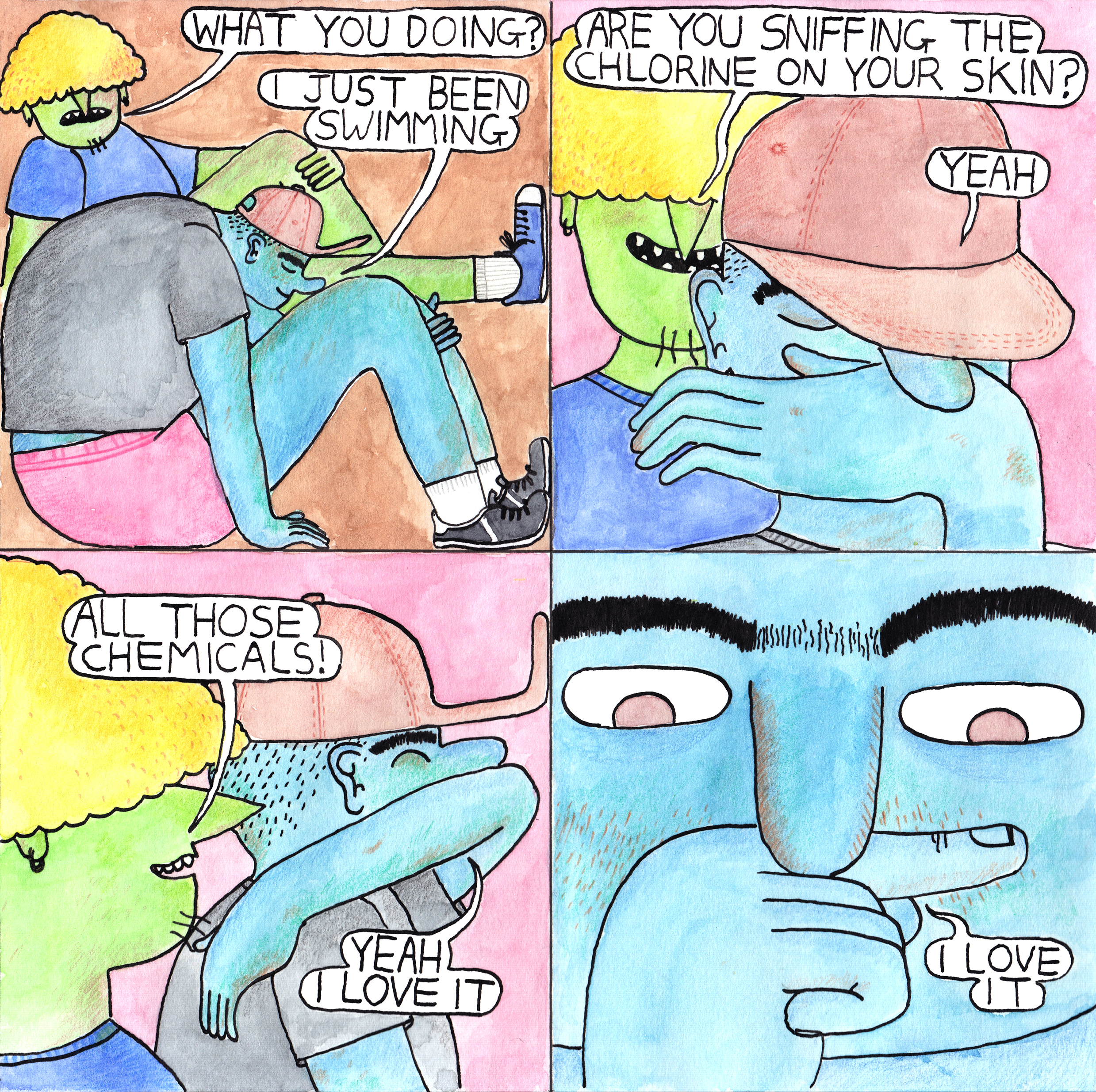 Chlorine web comic by Rob Bidder