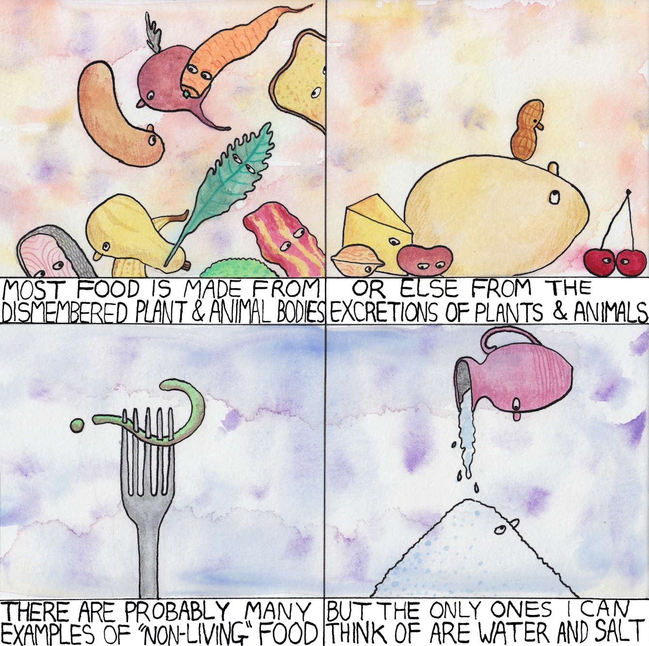 Food comic by Rob Bidder