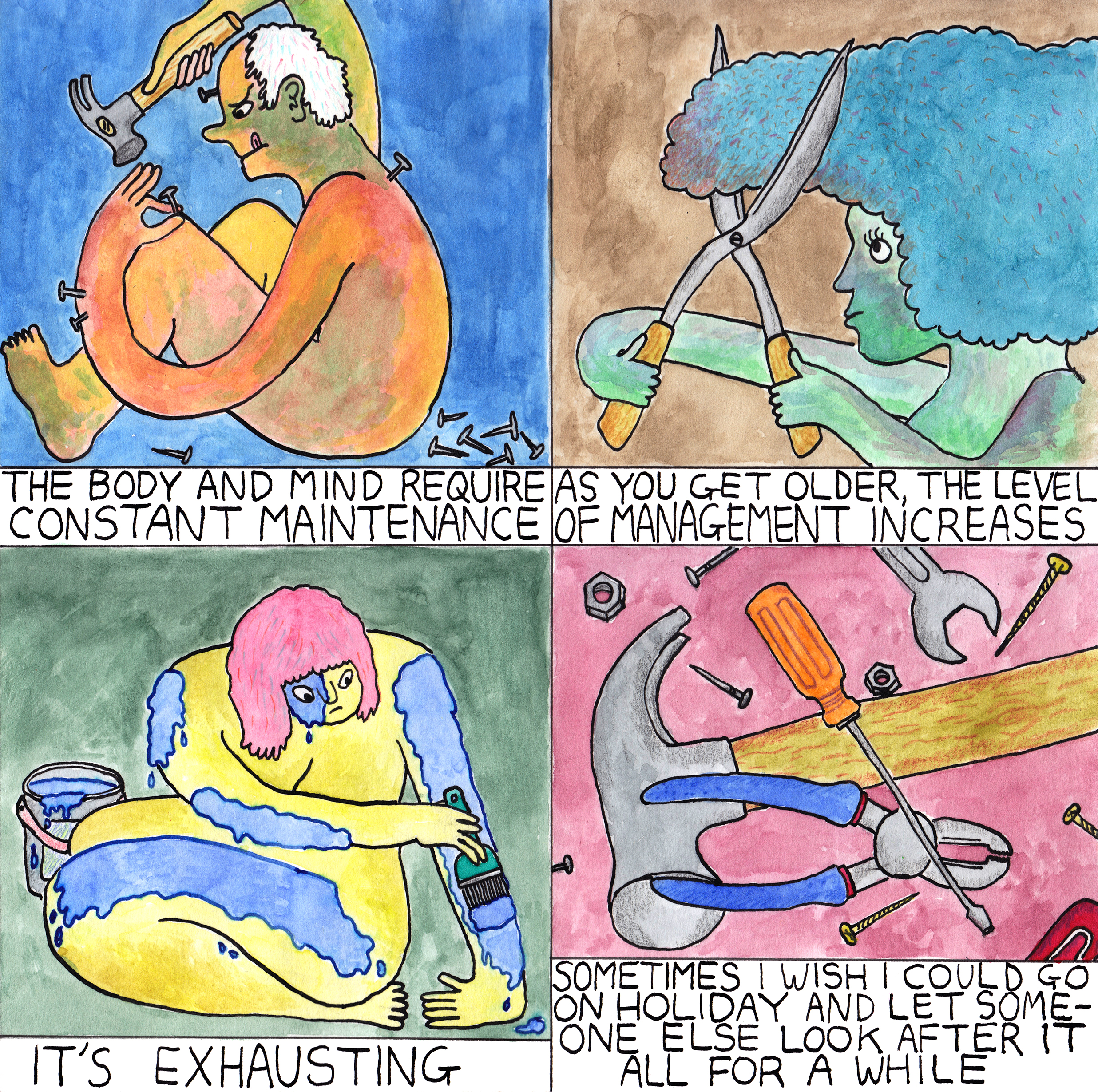 Maintenance comic by Rob Bidder