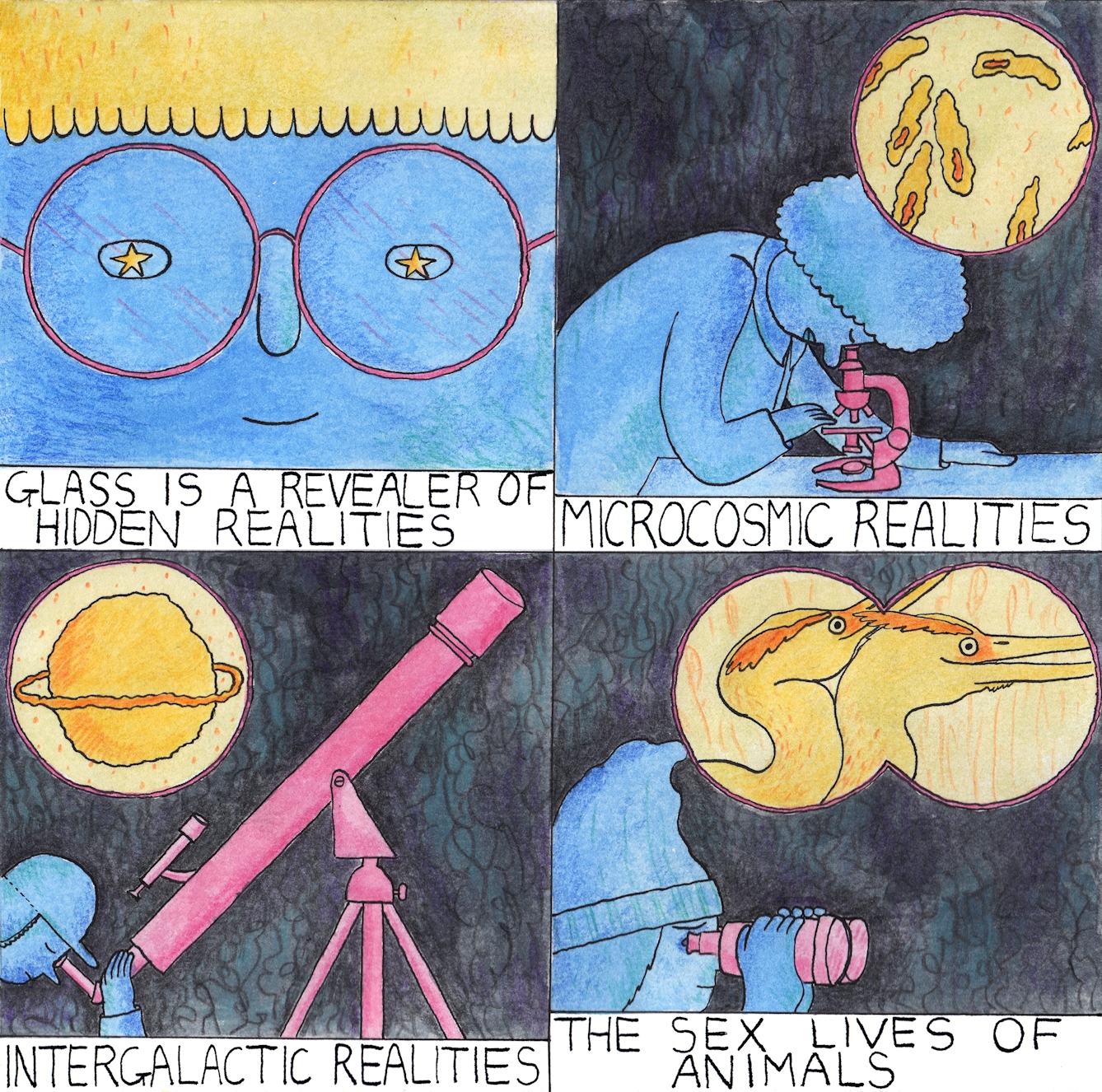 Glass comic by Rob Bidder