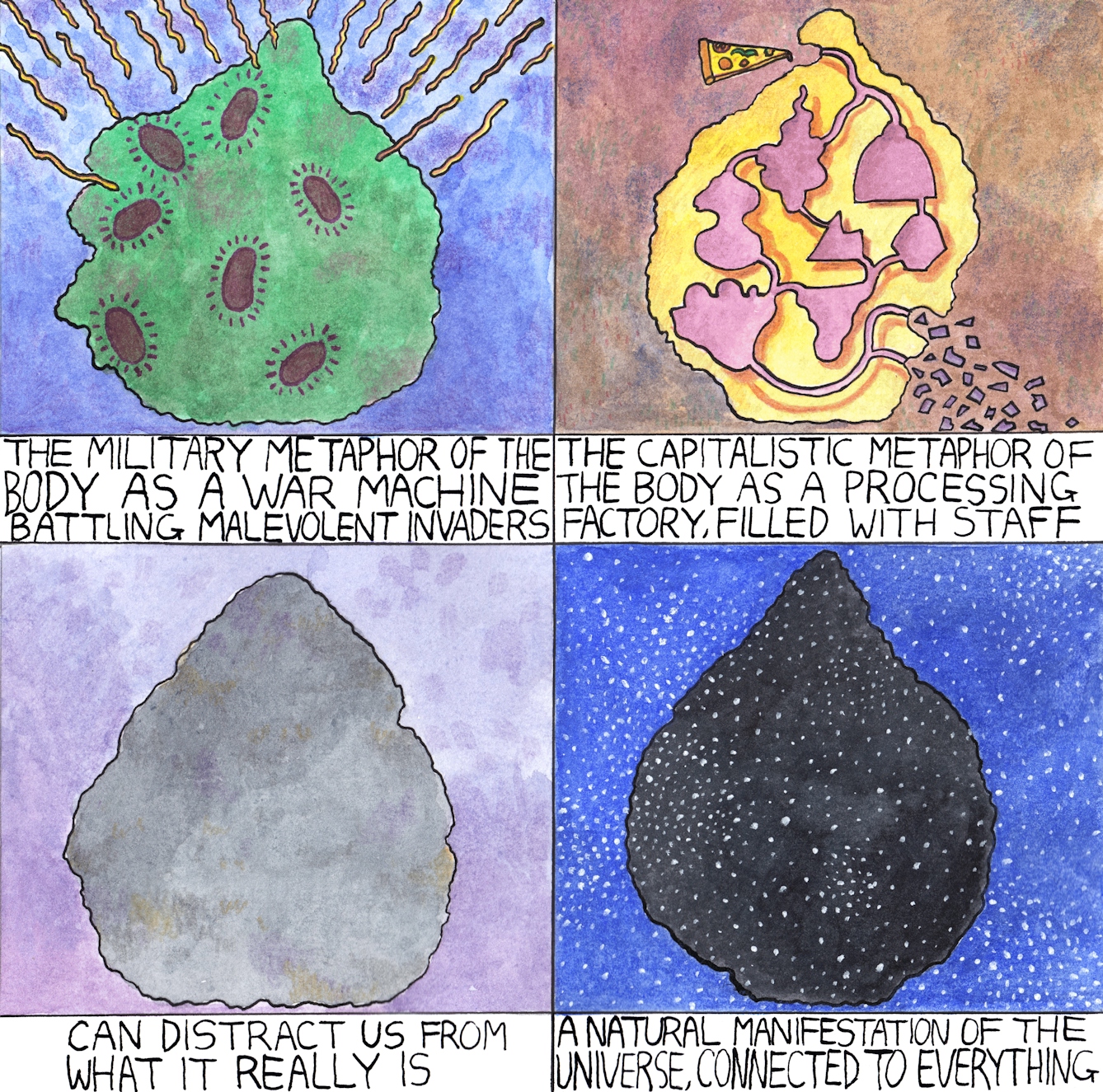Metaphor comic by Rob Bidder