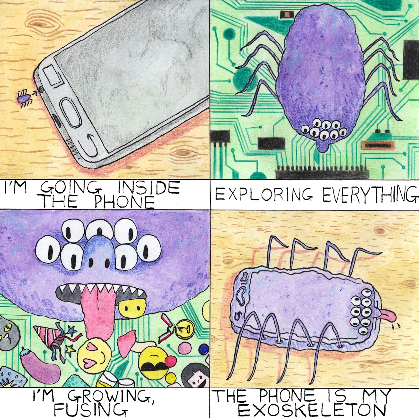 Cyborgs comic by Rob Bidder