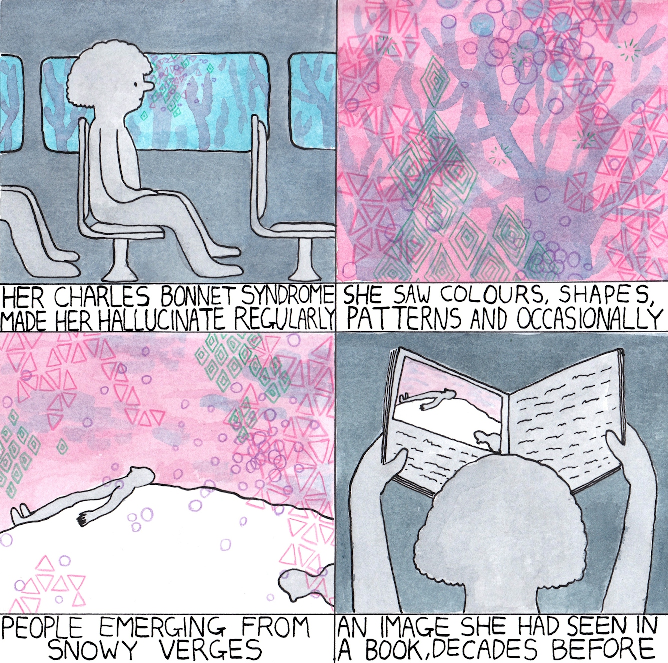 Hallucination comic by Rob Bidder