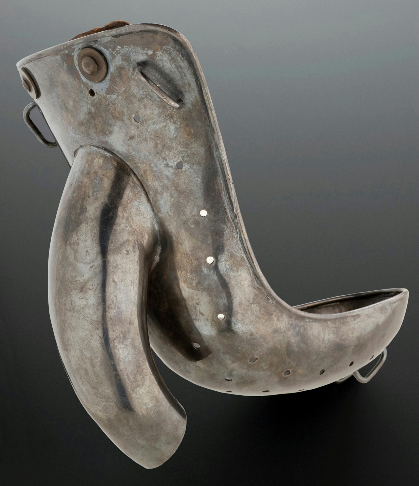 Part of male anti-masturbation apparatus, probably late 19th or early 20th century