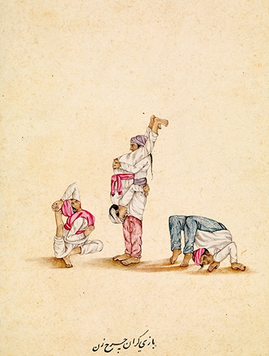 Traditional Indian acrobats