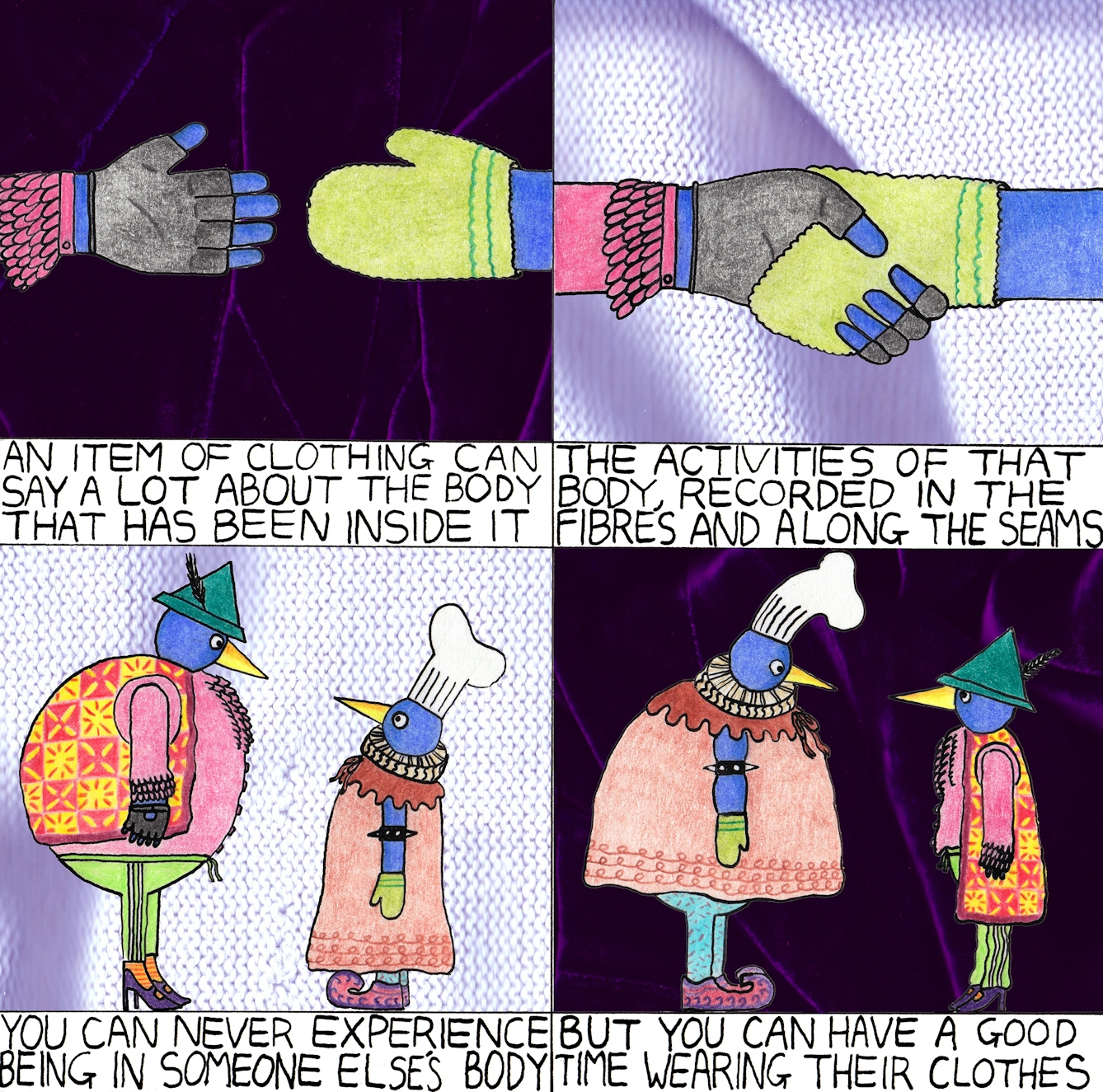 Clothes comic by Rob Bidder