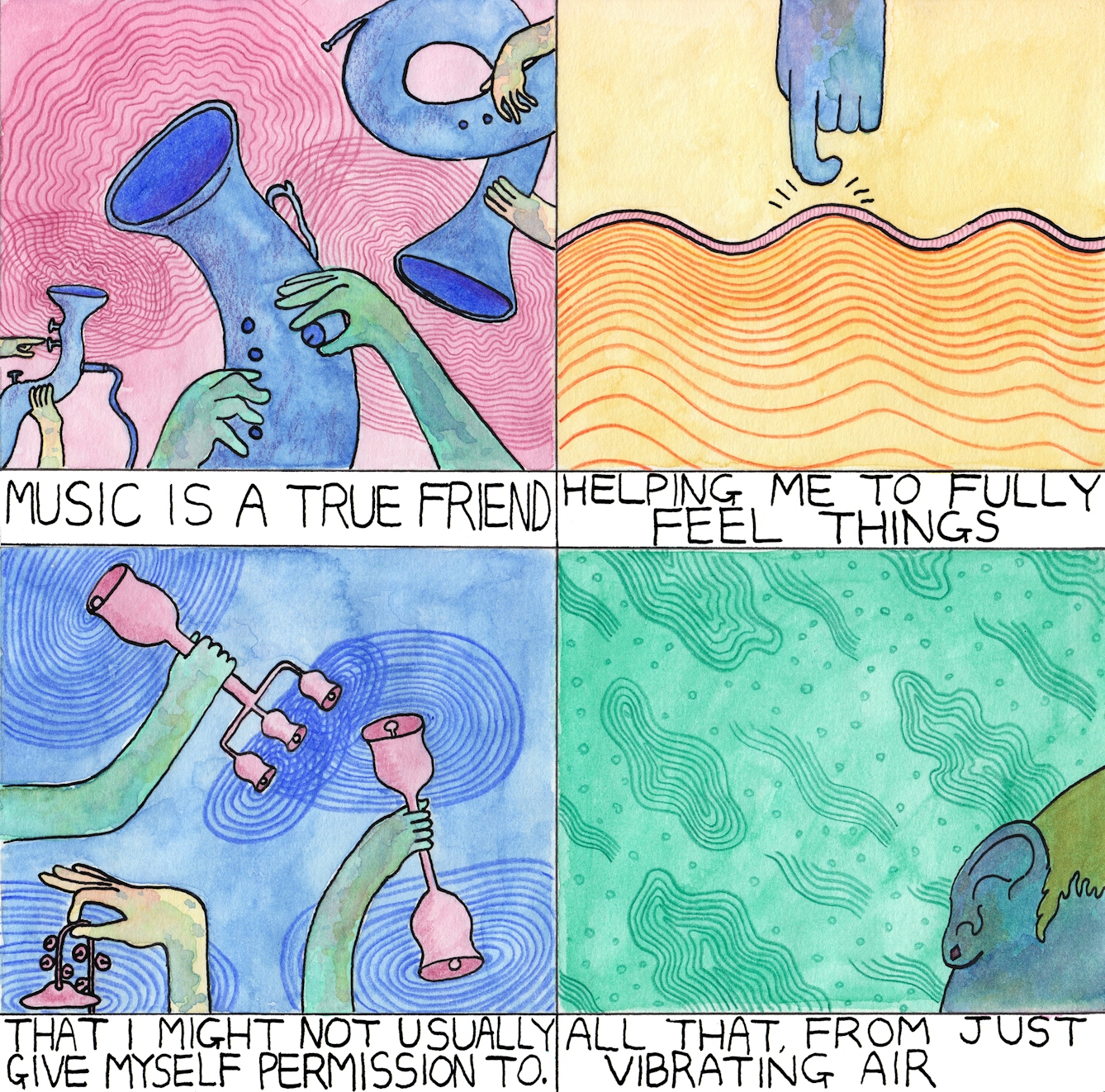 Music comic by Rob Bidder