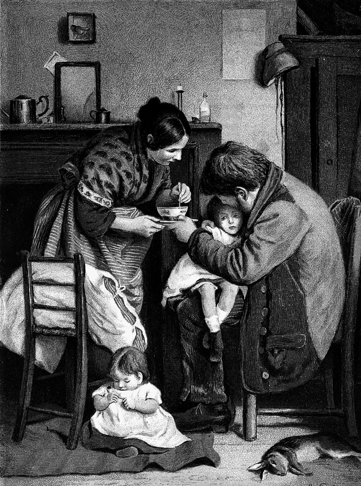 The Sick Child by Joseph Clark