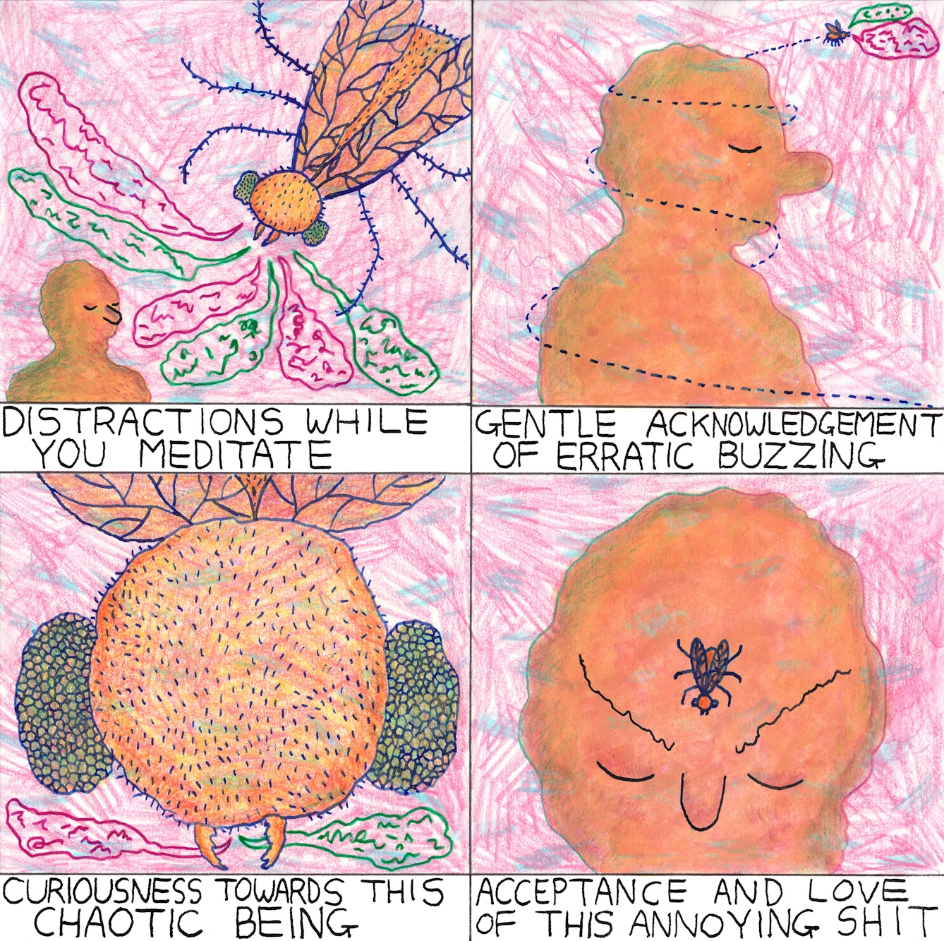 Meditation webcomic by Rob Bidder