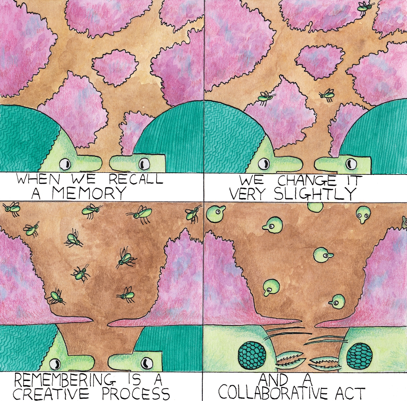Memory comic by Rob Bidder