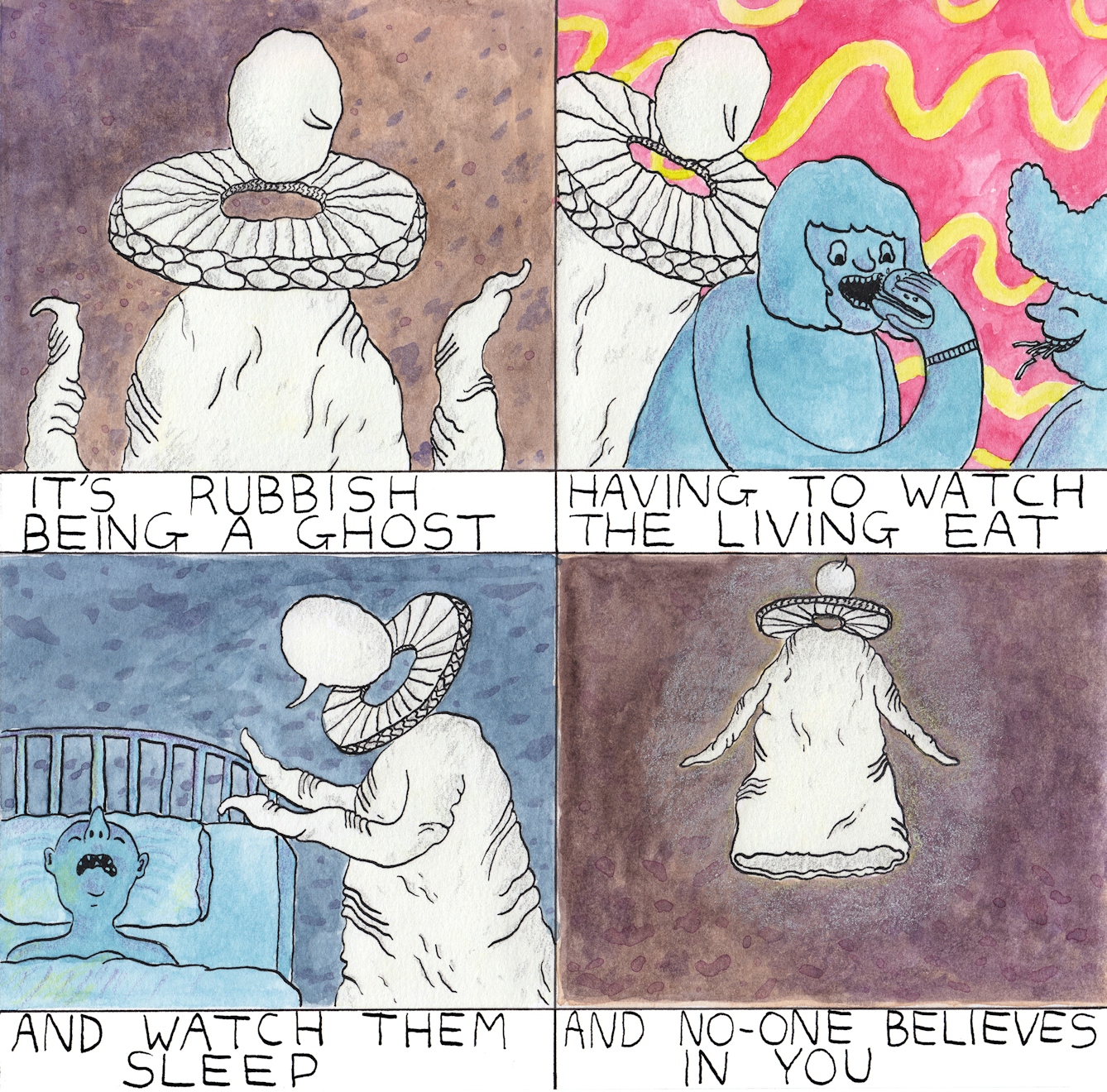 Ghost comic by Rob Bidder