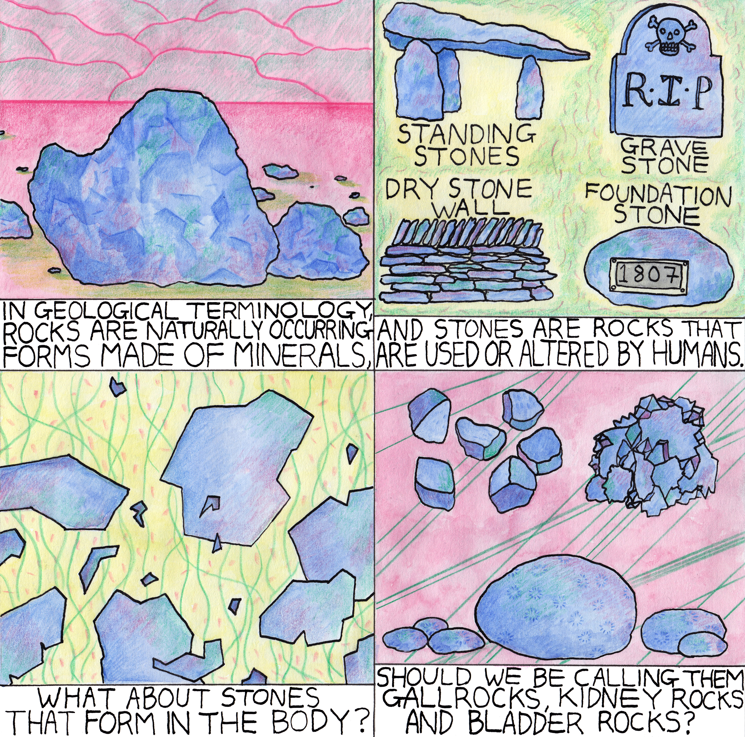 Rocks web comic by Rob Bidder