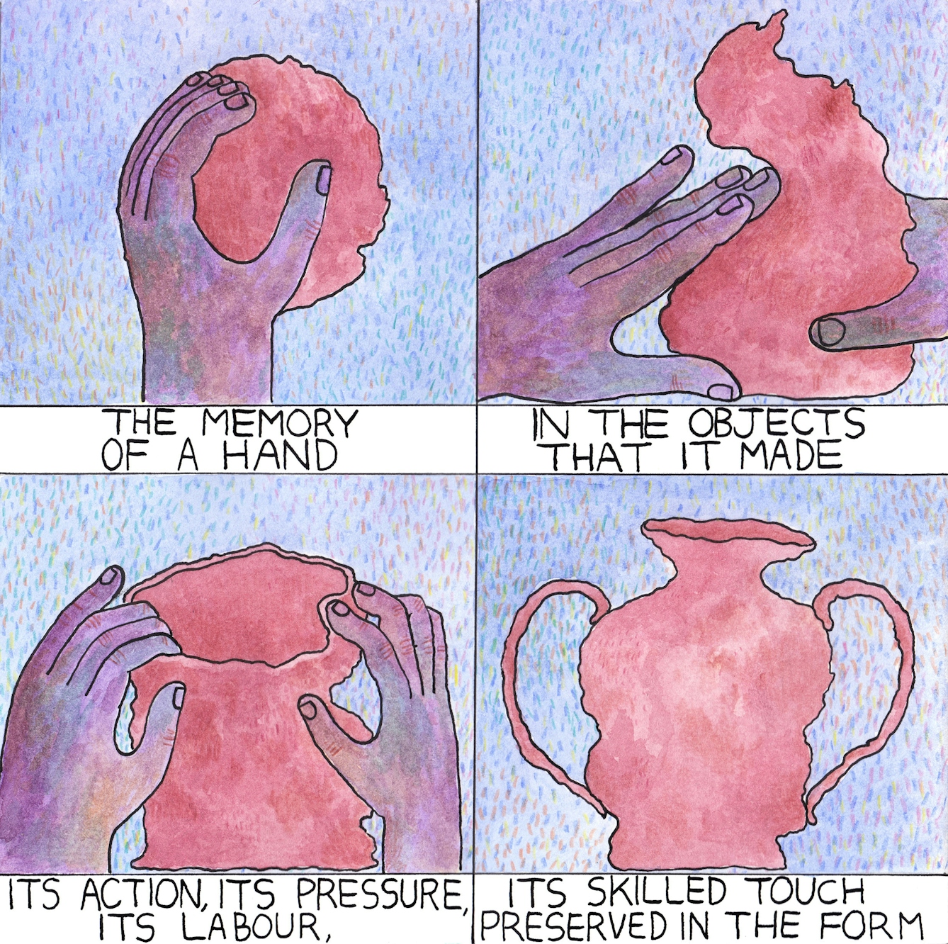 Hands comic by Rob Bidder