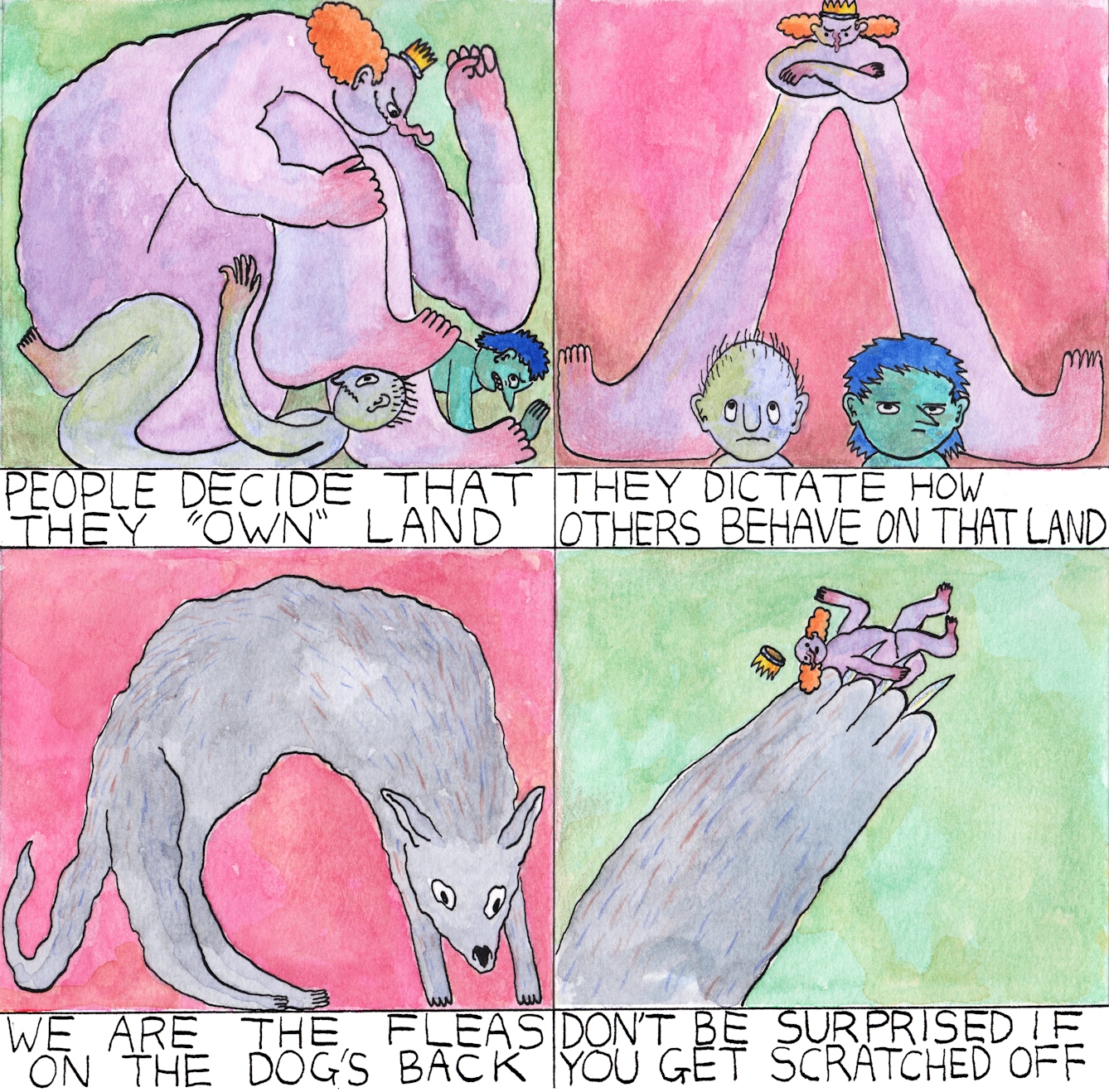 Land comic by Rob Bidder