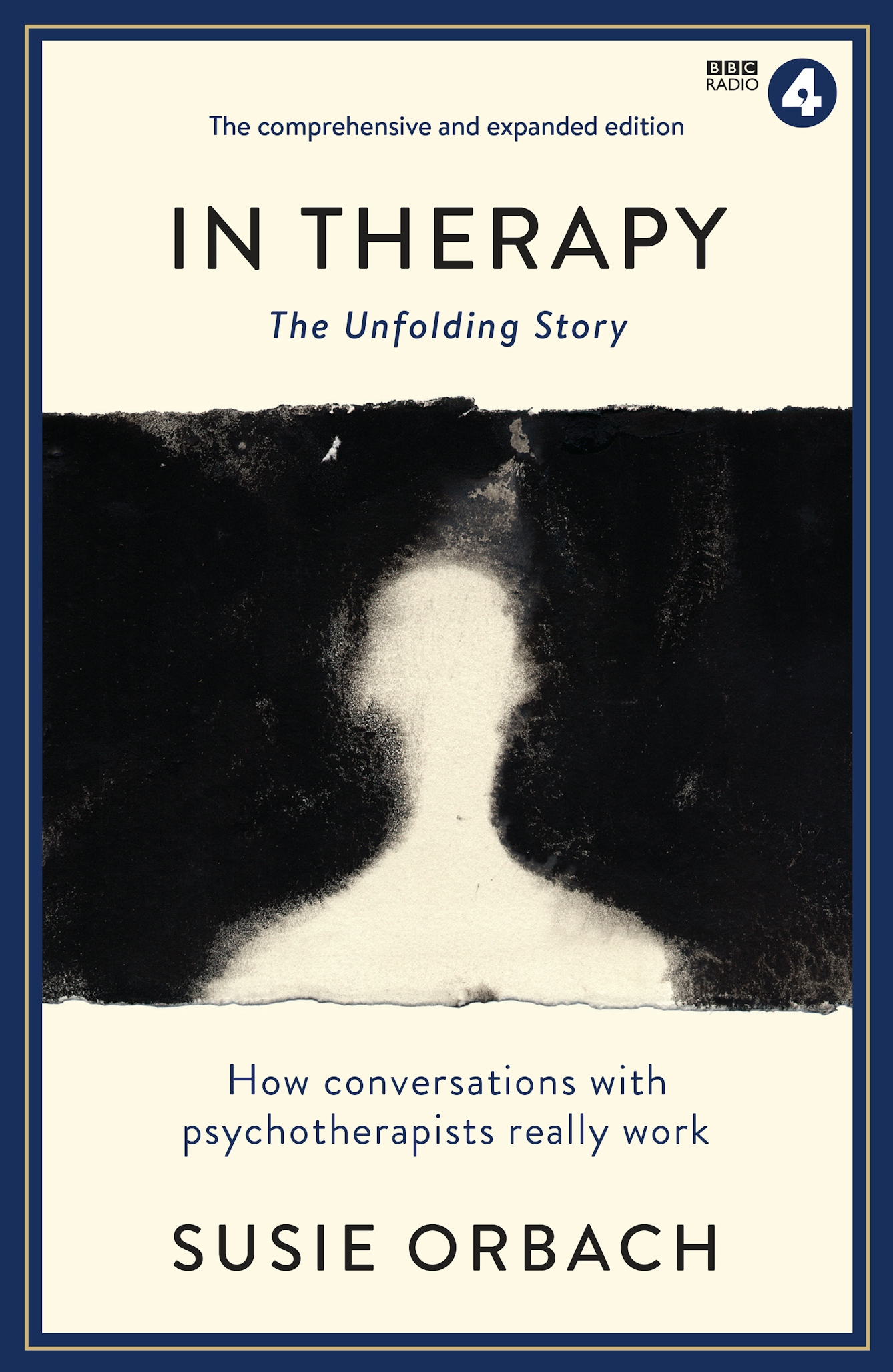 Front cover of the book 'In Therapy, The Unfolding Story' by Susie Orbach.