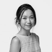 Black and white photograph of Janice Li