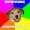 A dog on a rainbow background advises on the futility of formal education