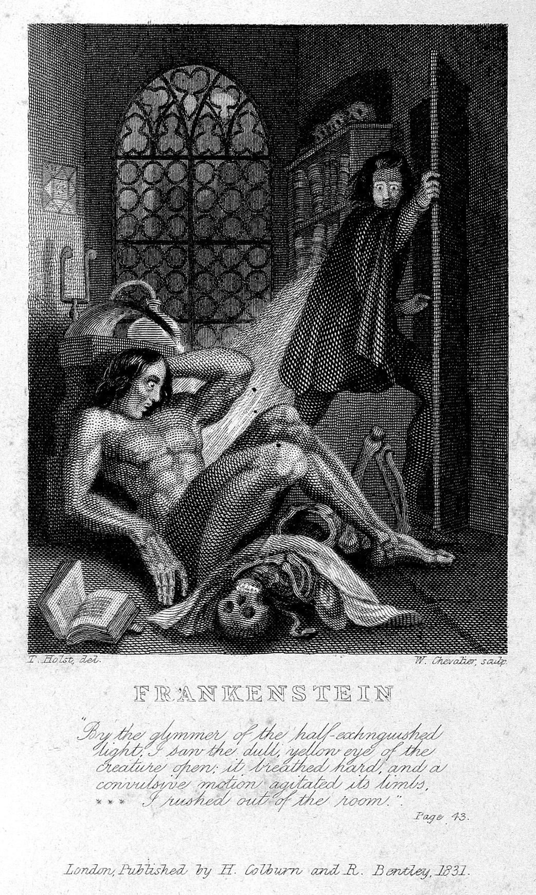 Though not explicitly referenced in the novel, galvanic experiments inspired in Mary Shelley’s imagination the possibilities of reanimating a corpse.