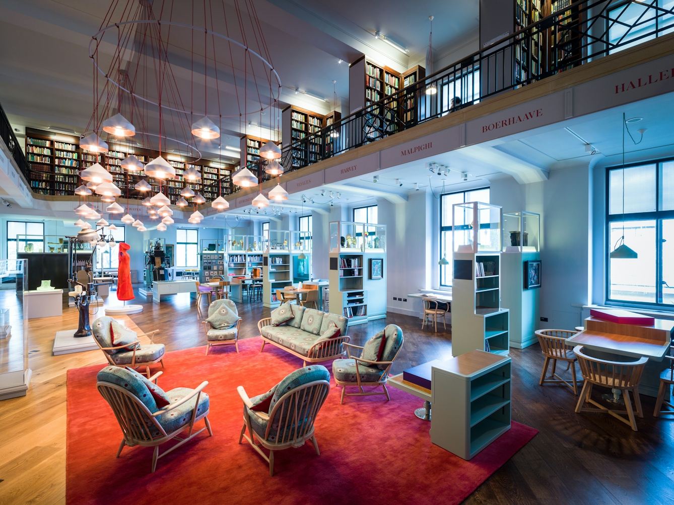 Photograph of the Reading Room at Wellcome Collection.