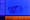 Photograph of a fingerprint in blood using deep blue light to increase the contrast. Image included a ruler for scale.