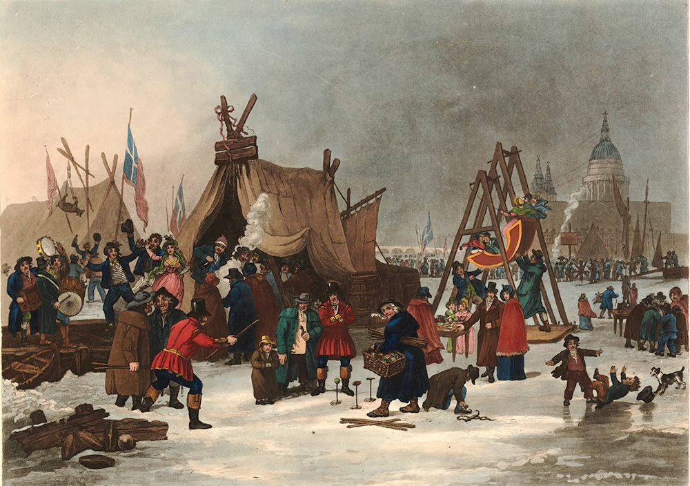 The Fair on the Thames by Luke Clenell, 1814
