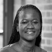 Black and white headshot of Dr Janet Midega