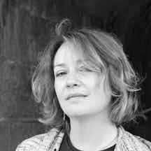 Black and white photograph of Eimear McBride
