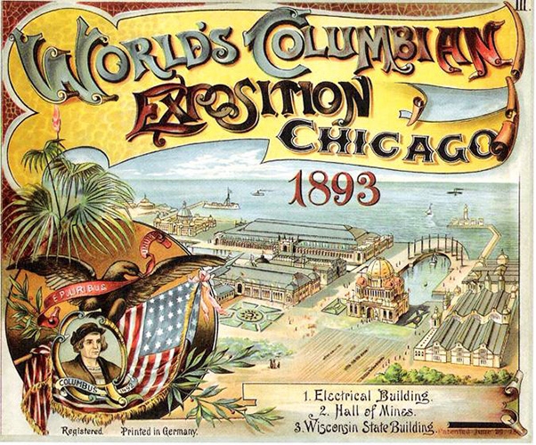Post for World's Columbian Exposition, Chicago, 1893