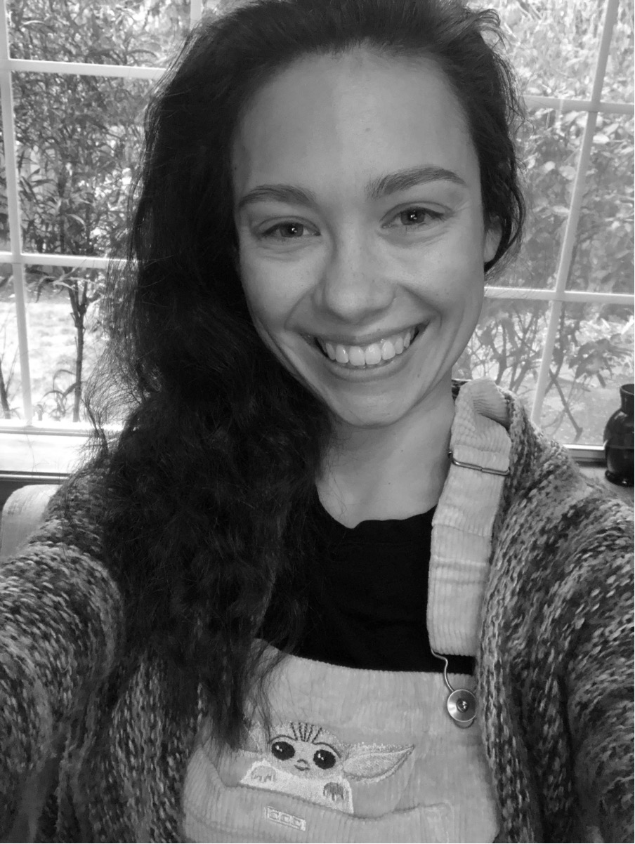 Black and white headshot of Sydney Baker