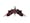 A black symmetrical inkblot.