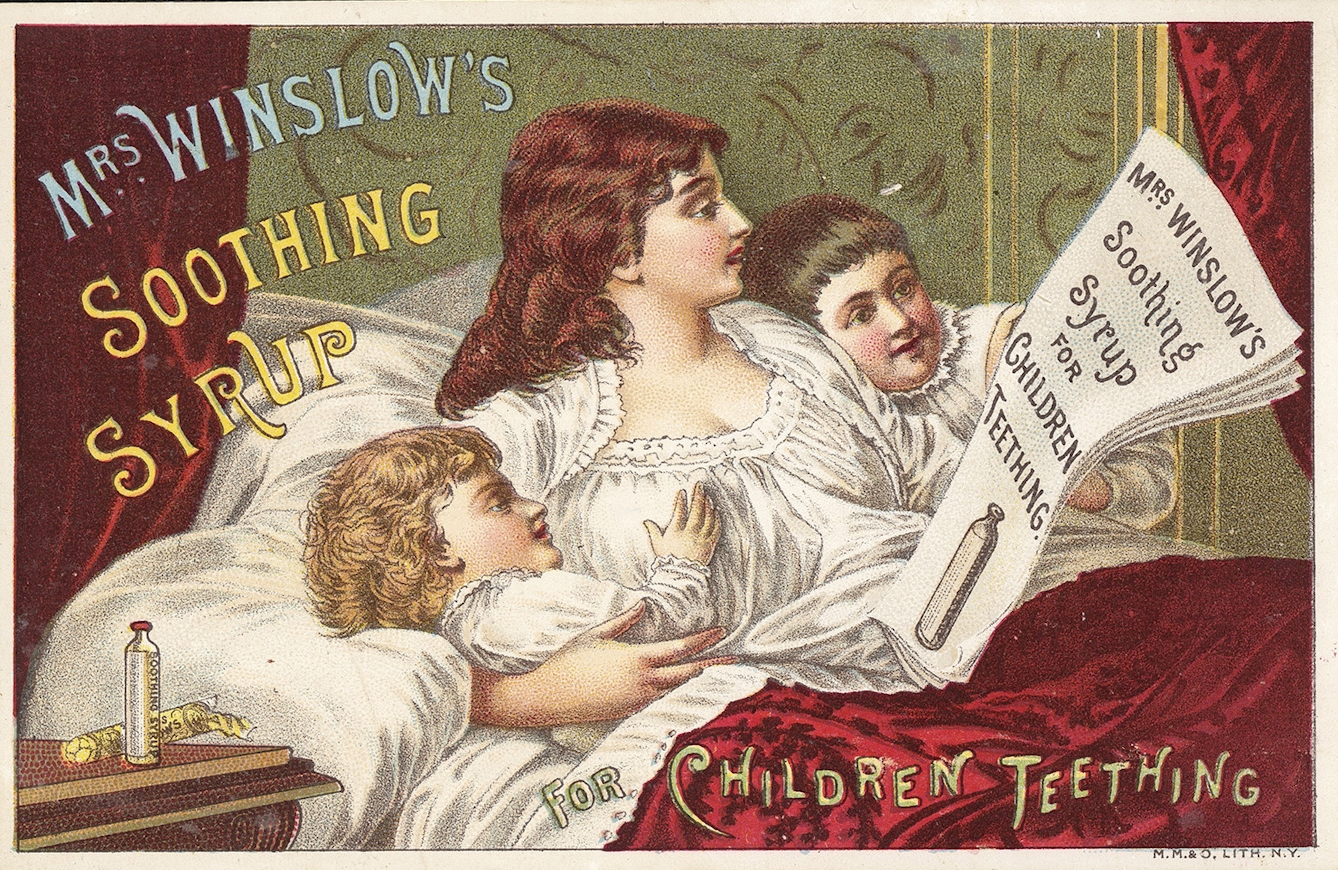 Advert for Mrs Winslow's Soothing Syrup