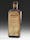 A brown medicine bottle with a cork stopper and label that is brown with age. Label gives ingredients and recommended dose.