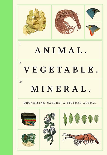 Book cover of Animal Vegetable Mineral by 