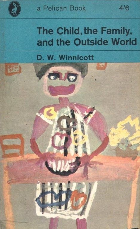 A book cover featuring a child's drawing.