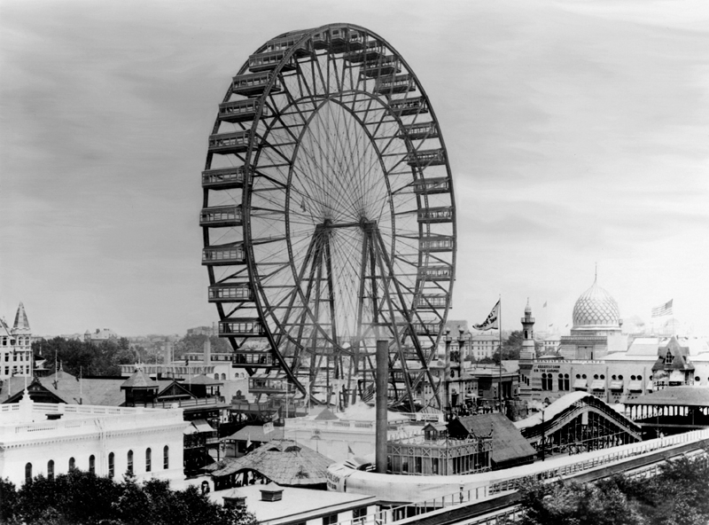 Ferris wheel at the Chicago World's Fair 1893