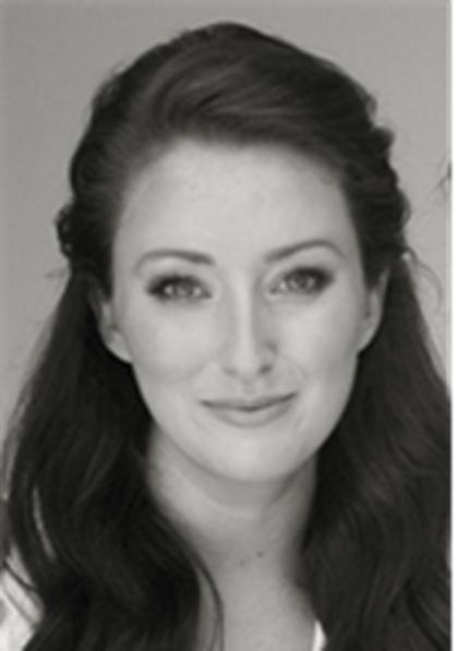 Black and white headshot of Caroline