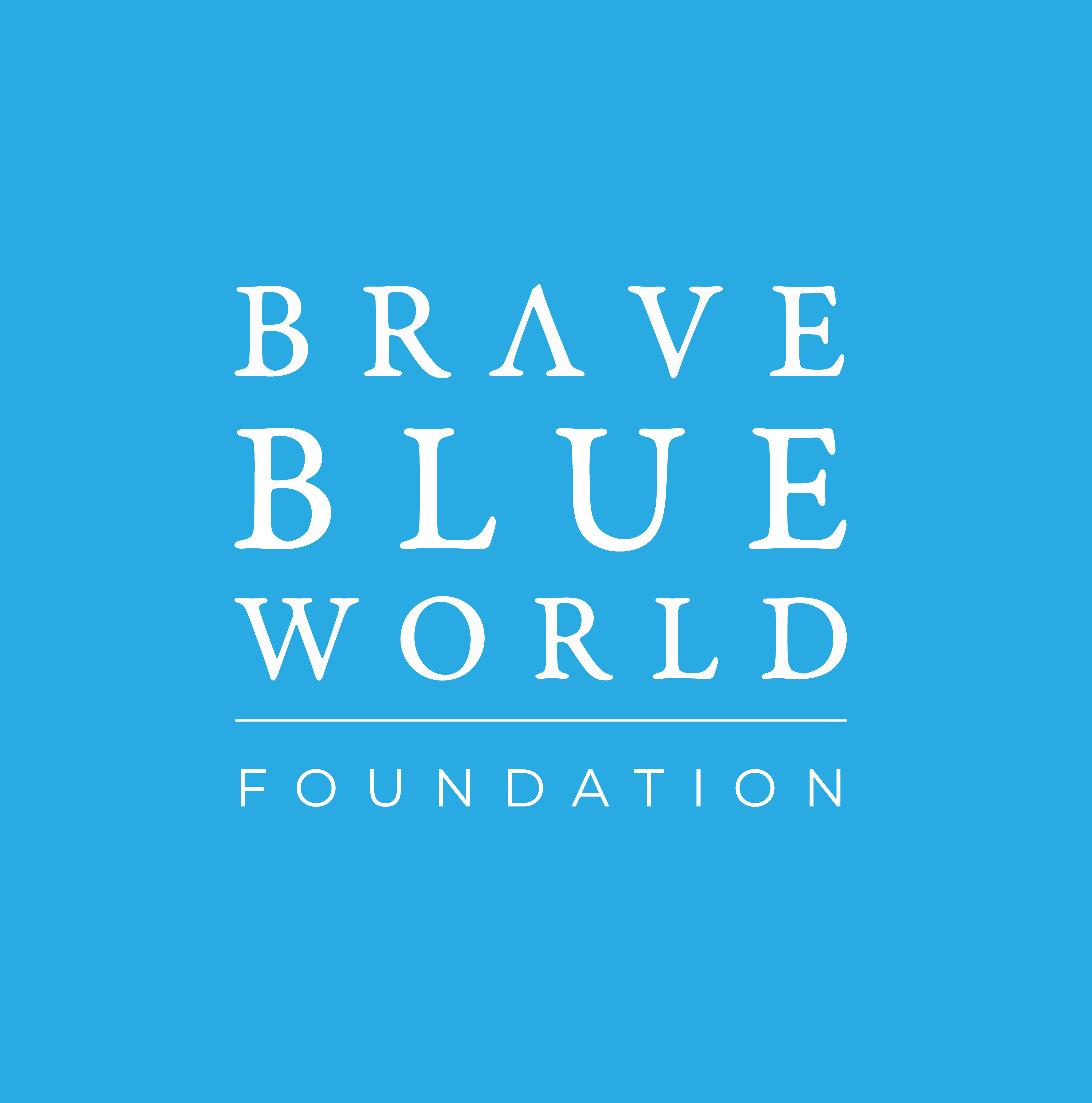 Brave Blue World Foundation logo