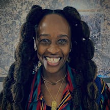 A headshot of Jumana