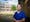 Photographic portrait of consultant anaesthetist, Ben Silverman outside Harefield Hospital.