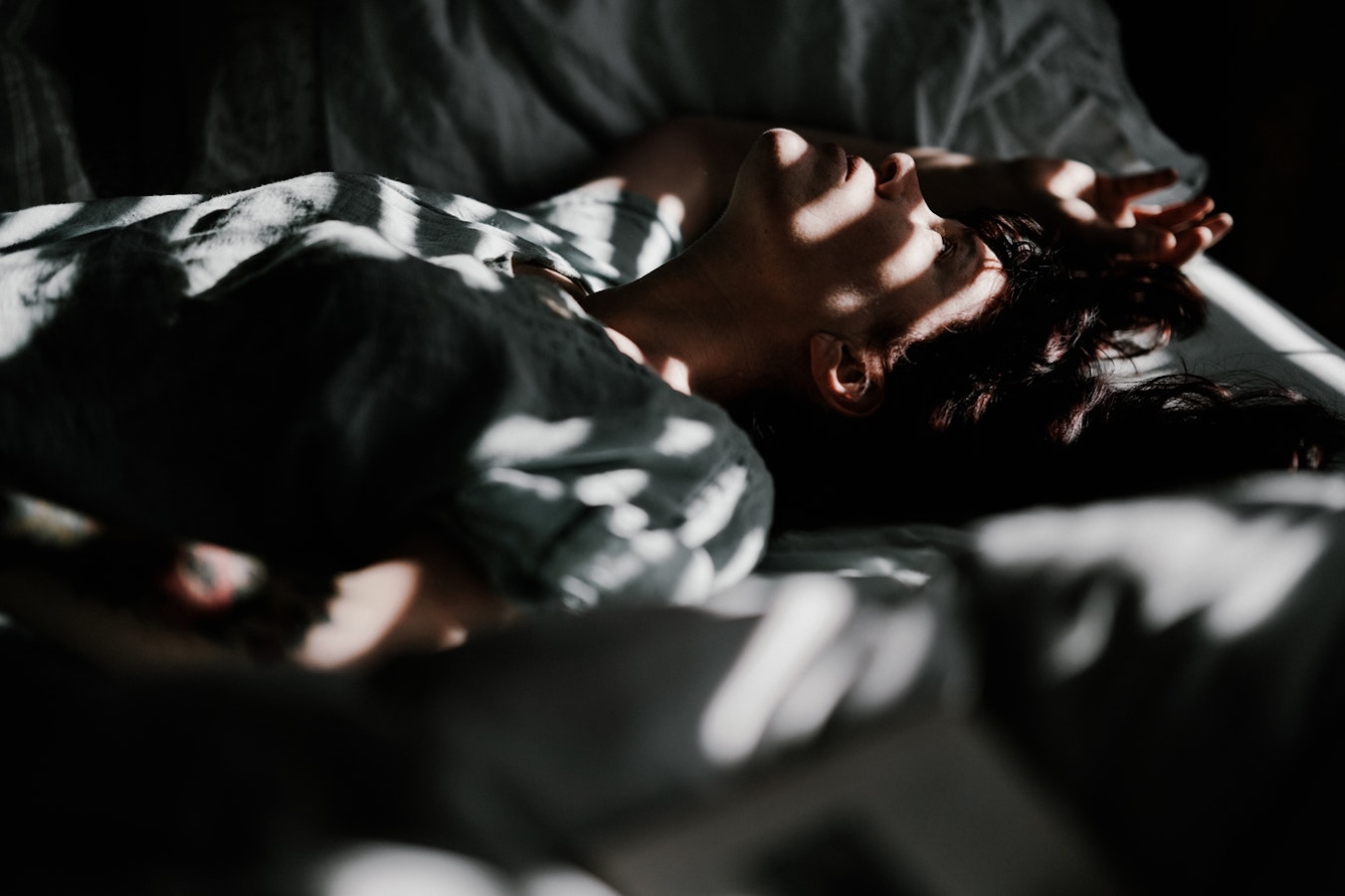 Image of sleeping woman