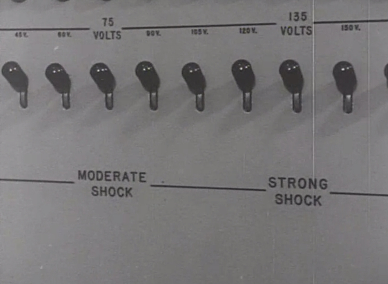 A set of controls reading 'moderate shock, strong shock'. 