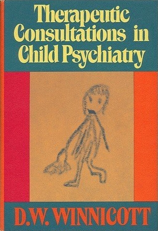 A book cover featuring a child's drawing.
