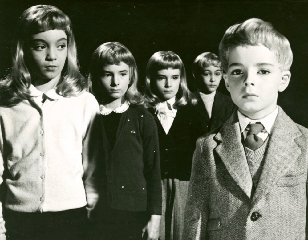 Film still of children from 'The Village of the Damned'