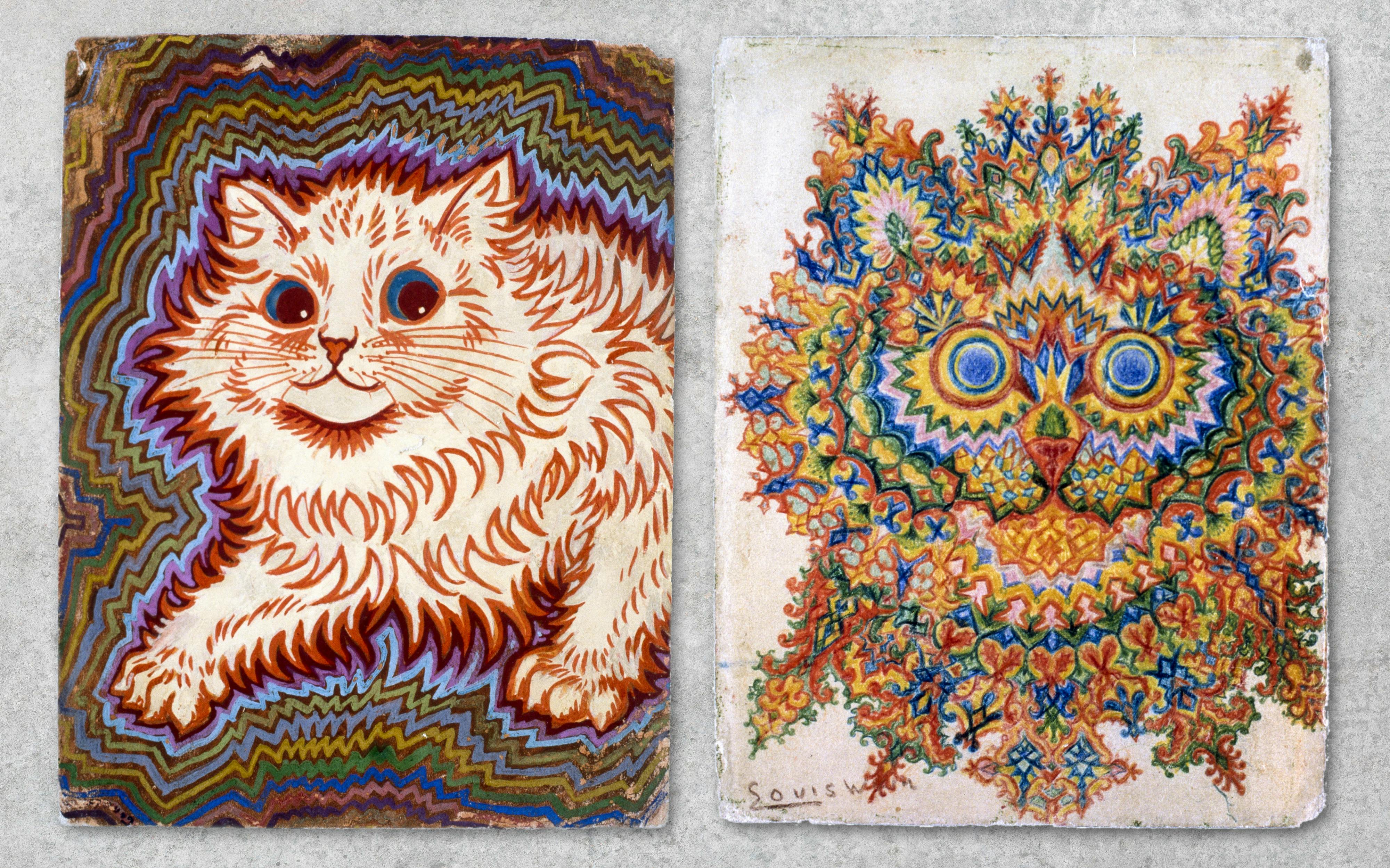 Louis Wain's cryptic cats
