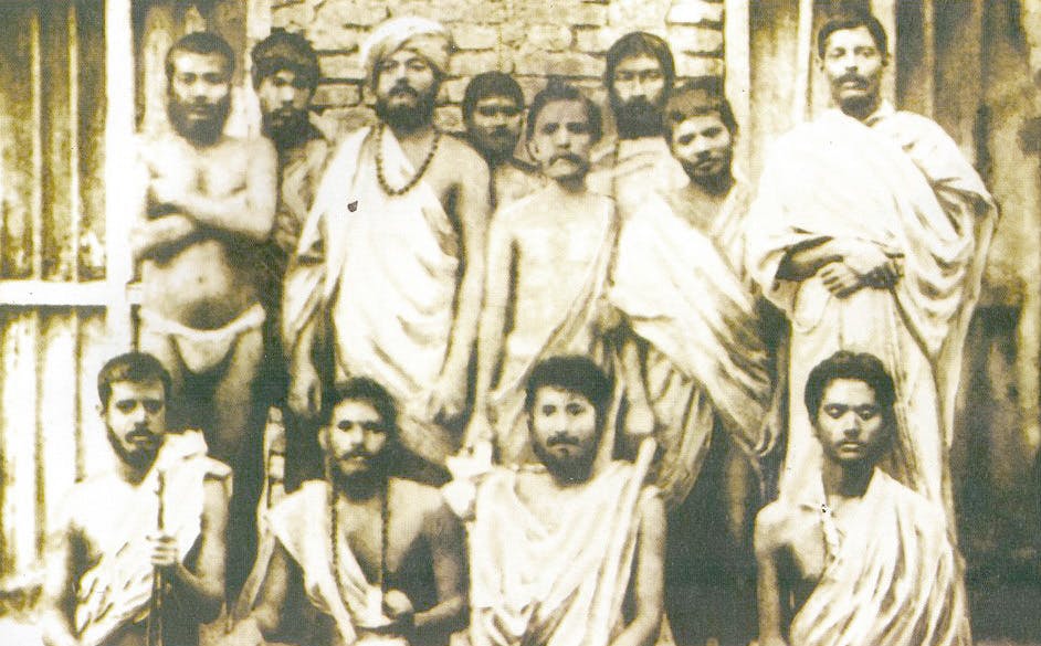 Vivekananda and other Monks at Baranagar Math, 1887