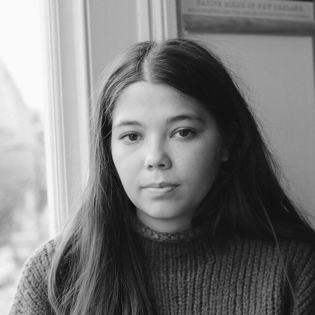 Black and white photograph of Nina Mingya Powles