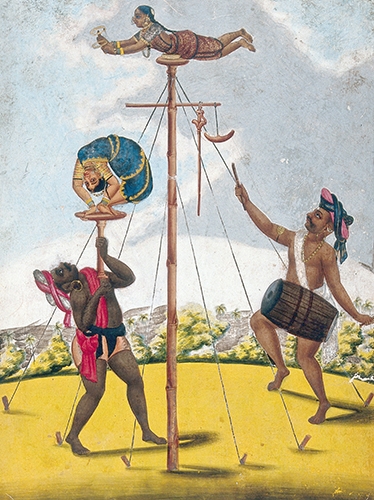 Indian acrobats, c. 1815